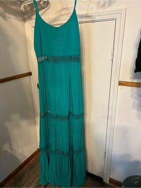 bb dakota green maxi dress Maxi Dress Bb Dakota Green Dress Bb Dakota By Steve Madden Bb Dakota Arianna Sleeveless Tiered
